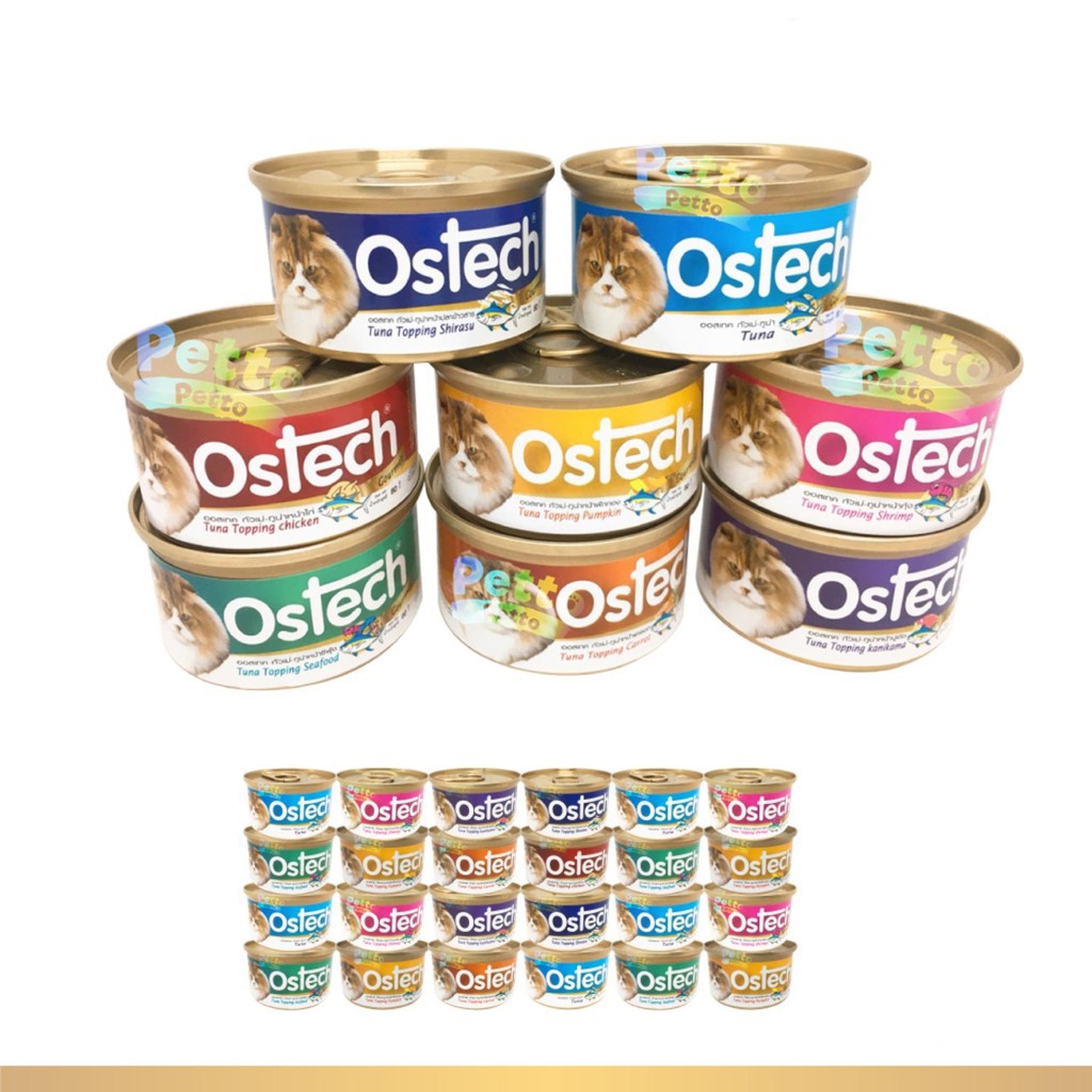 PATE LON NHỎ OSTECH GOURMET cho mèo 80gr