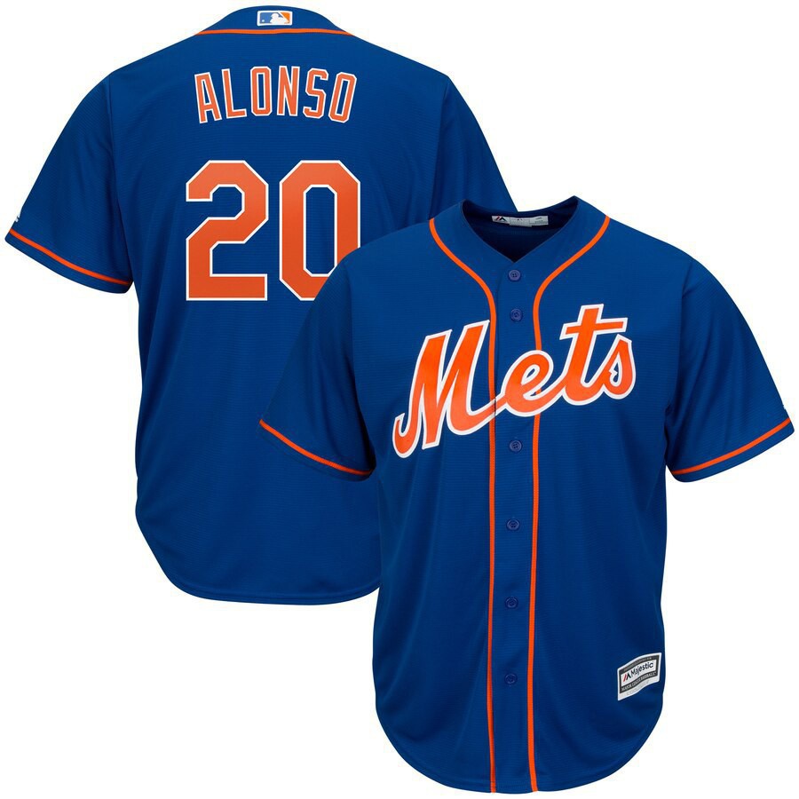 Áo thun bóng chày MLB in chữ Pete Alonso số 20 thời trang năng động