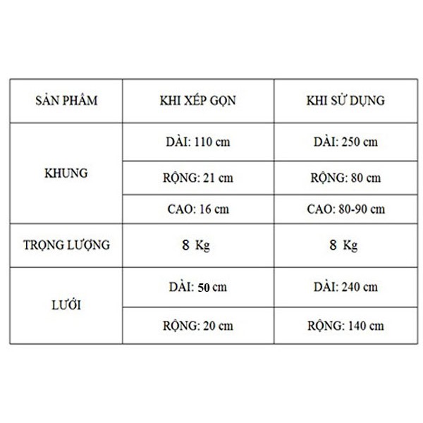 [Mã SKAMSALE03 giảm 10% tối đa 50K đơn 200K] Võng xếp Tín Thành Phát cao cấp chính hãng cỡ lớn