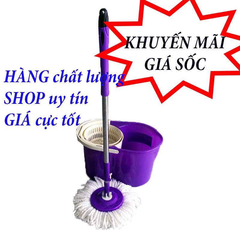 Bộ cây lau nhà 360 độ H&P B01 chất lượng tốt, giá cả hợp lý