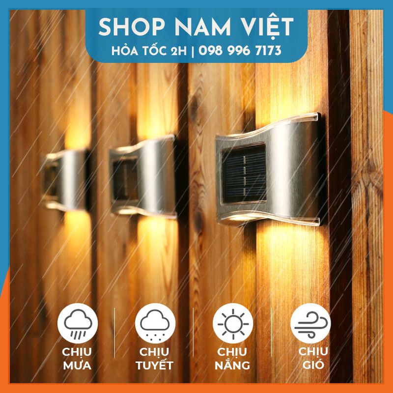 Đèn Led Hắt Tường Spotlight Năng Lượng Mặt Trời, Chịu Mọi Thời Tiết