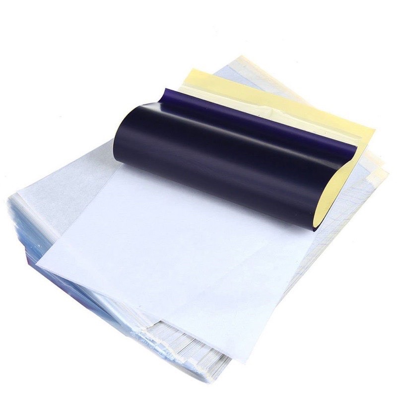 Giấy than scan hình xăm dùng scan máy và scan tay