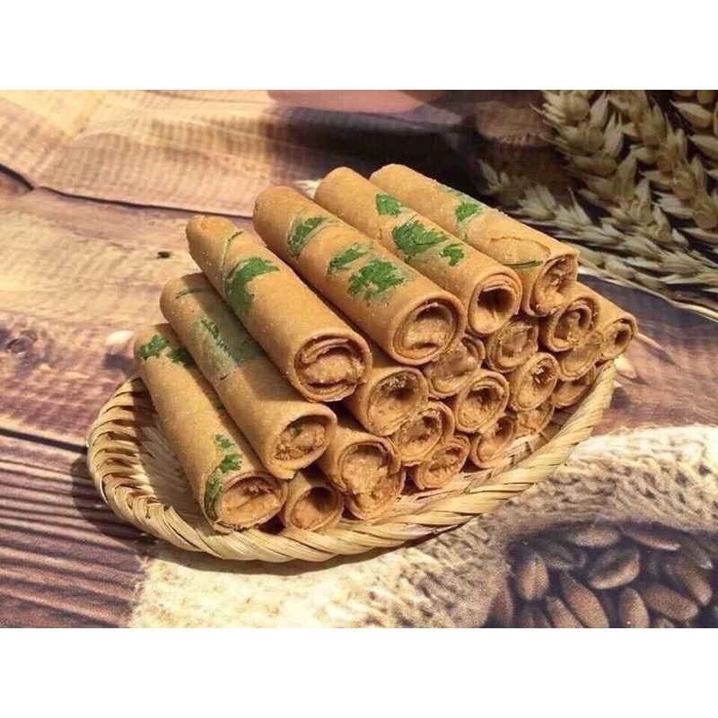 Bánh Ống Ngò Nhân Bơ Đậu Phộng 400gr