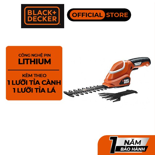 Tay cầm tỉa cành Black &amp; Decker GSL700KIT-B1