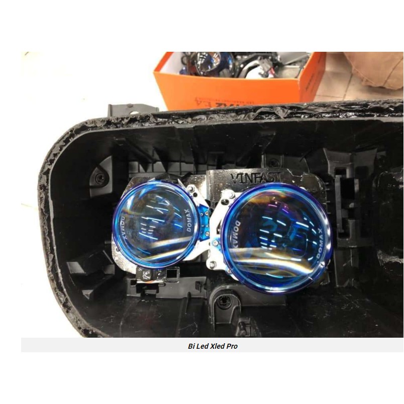 Bộ 2 Bi LED Aozoom X LED DOMAX PRO tăng sáng cho đèn xe ô tô, xe hơi, bảo hành chính hãng 36 tháng