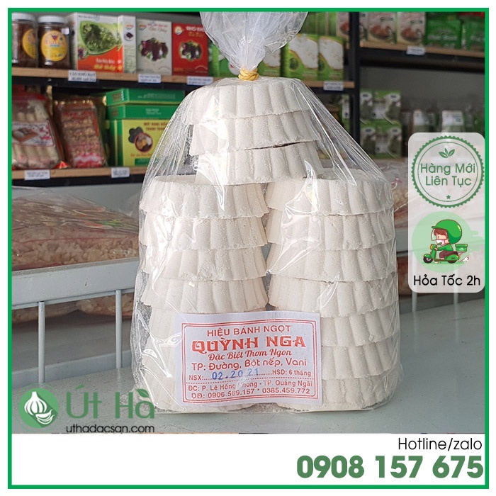 Bánh In Quảng Ngãi Bịch 300gr Bánh Làm Thủ Công Truyền Thống - Út Hà Đặc Sản