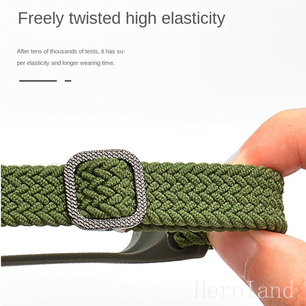 Dây Đeo Đồng Hồ Thông Minh Bằng Nylon Bện Co Giãn Cho Xiaomi mi band 7 6 5 Miband 5 6 7