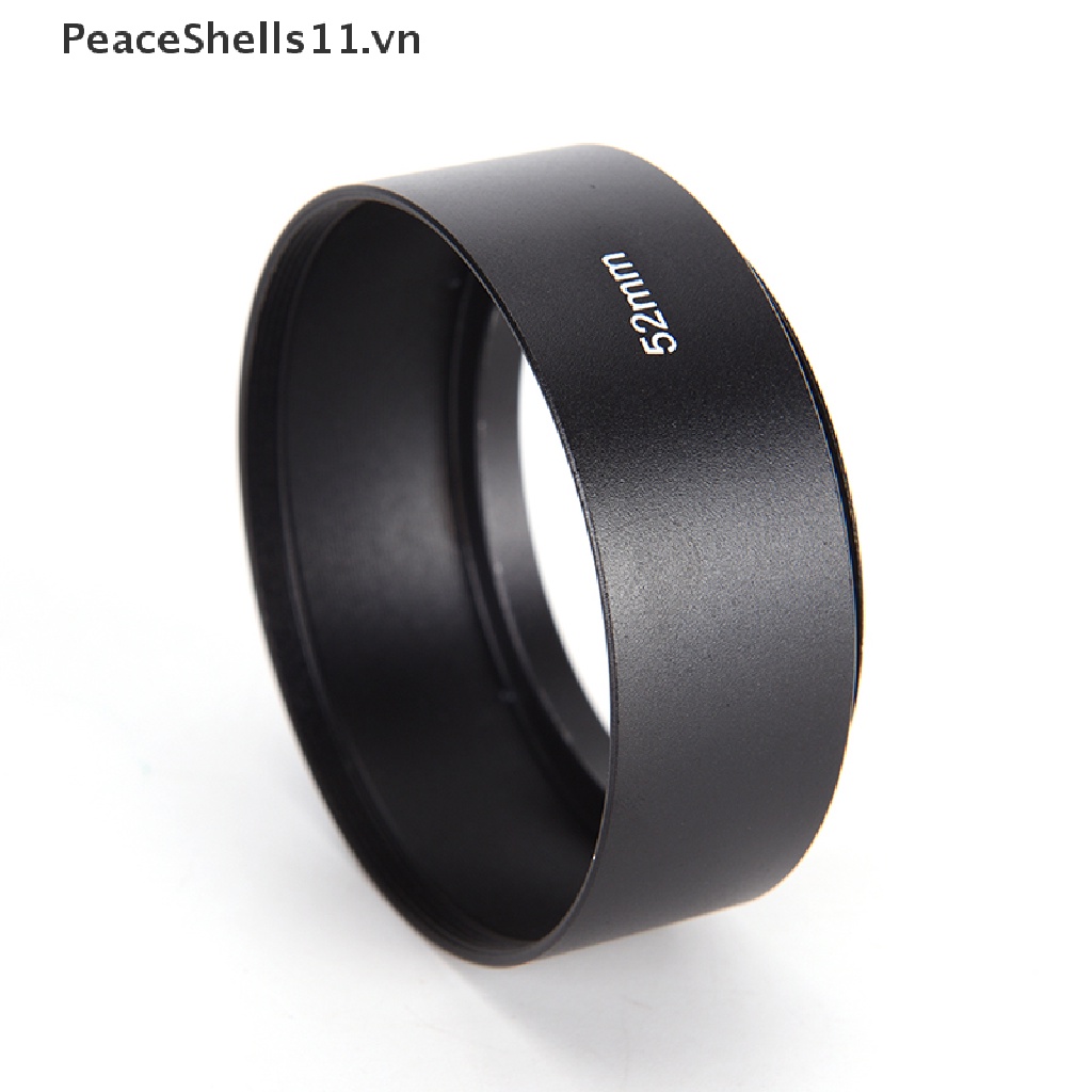 Loa che nắng dài 52mm chất liệu hợp kim kim loại dành cho máy ảnh Canon Nikon