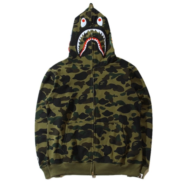 Áo khoác Bape camo, jacket bape camo,Bape shark | BigBuy360 - bigbuy360.vn