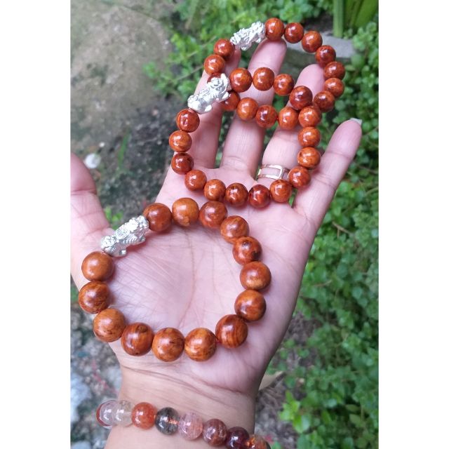 Combo vòng gỗ huyết long nu