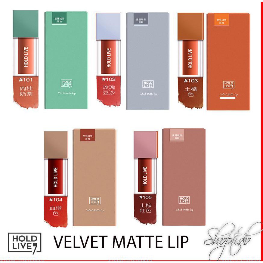 [lẻ 1 thỏi] Son Kem Nhung Hold Live Light Matte Lip