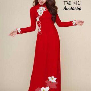 Vải áo dài hoa