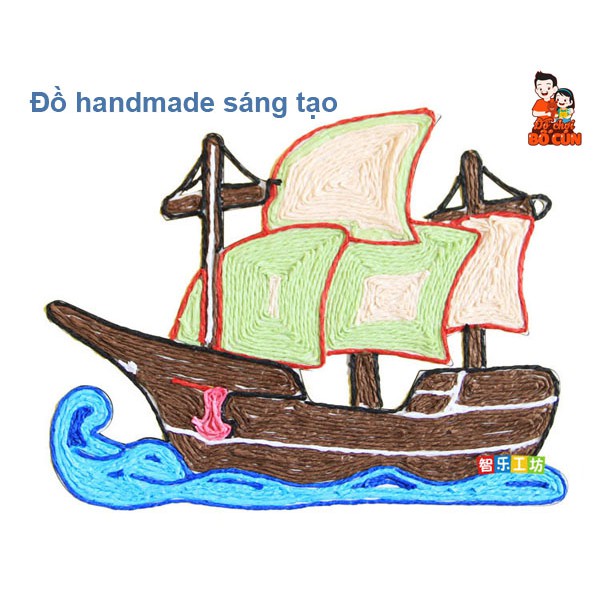 Dây giấy xoắn màu cuộn 30m làm đồ handmade