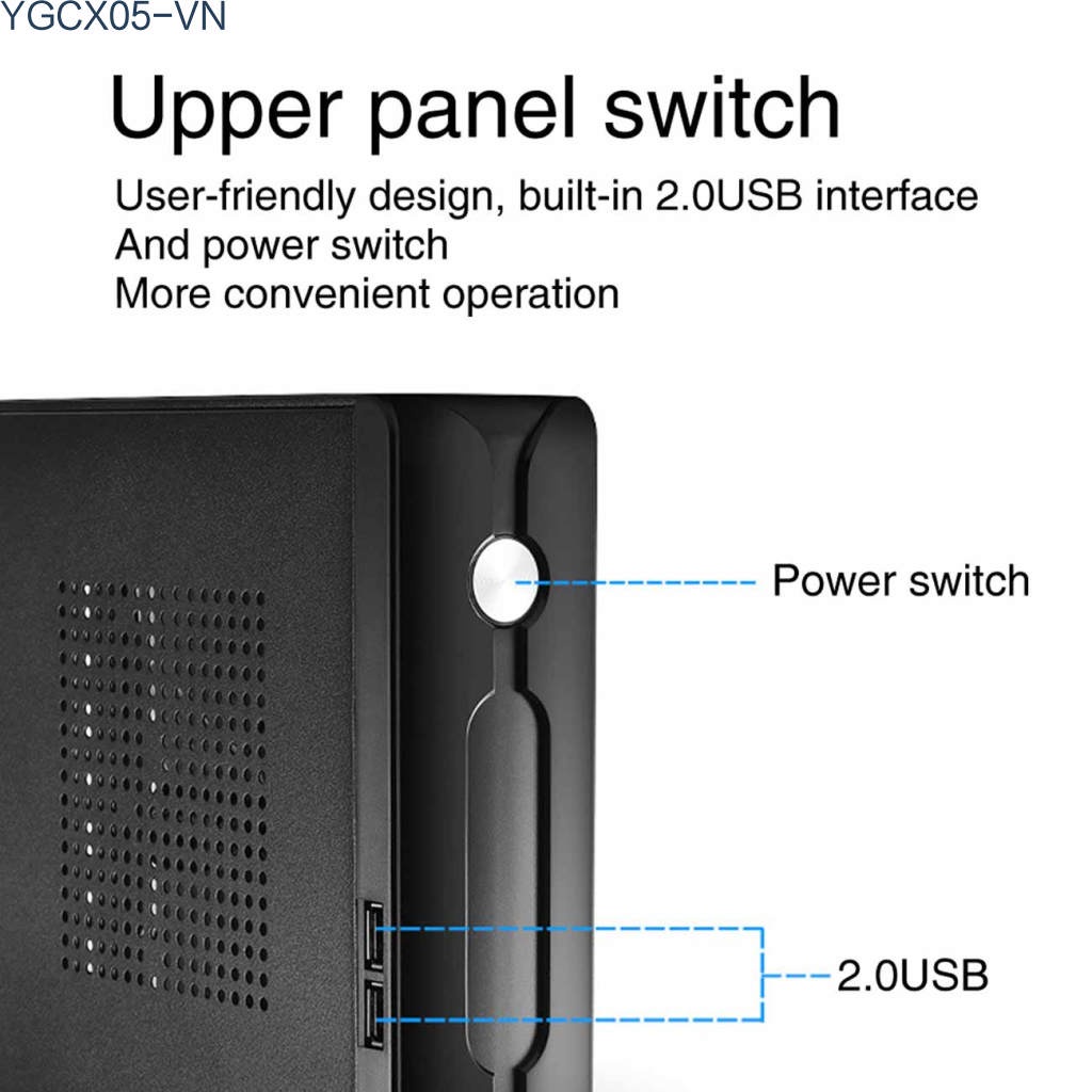 Hộp Tản Nhiệt Mini Itx Usb 2.0 Dành Cho Máy Tính Để Bàn Văn Phòng / Nhà Cửa | BigBuy360 - bigbuy360.vn