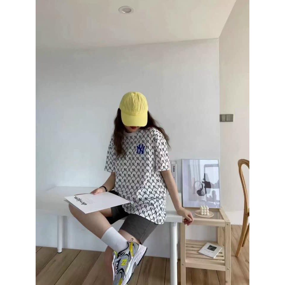 Áo Thun Tay Lỡ Họa Tiết Chữ N.Y Phong Cách Hàn Quốc