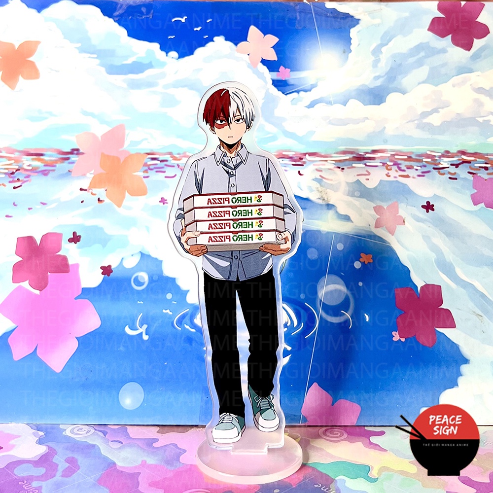 Mô Hình Standee BOKU NO HERO ACADEMIA ver SHOPPING MUA SẮM acrylic anime Học Viện Anh Hùng mica chibi trang trí