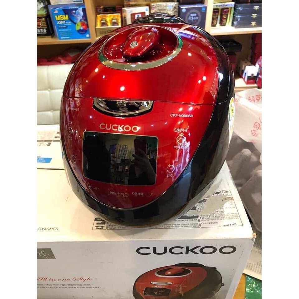 Nồi cơm áp suất điện tử Cuckoo CRP-N0680SR, hàng nội địa Hàn Quốc