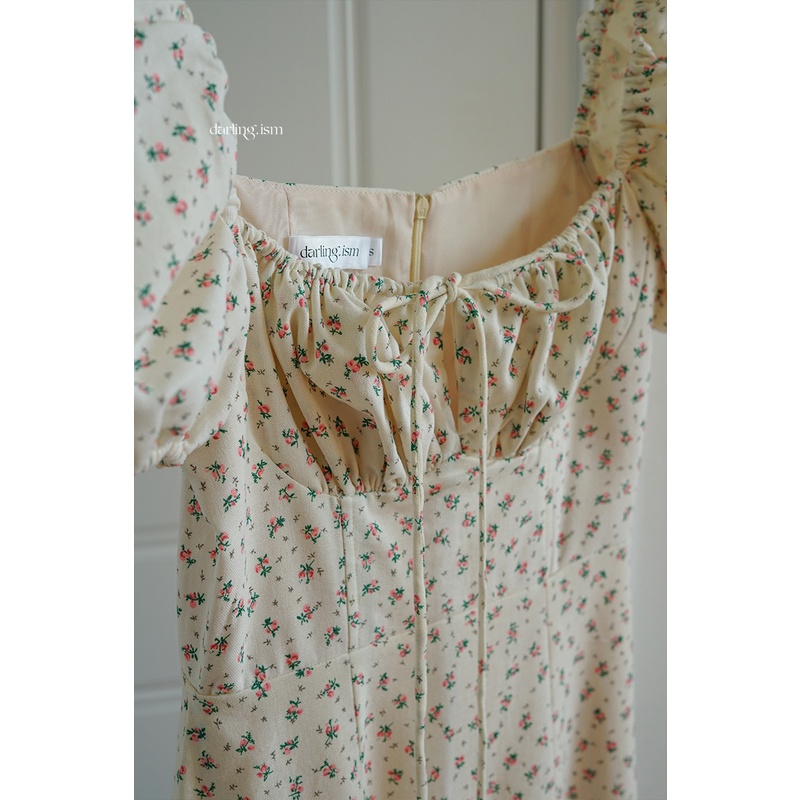 DARLING.ISM - Đầm dài xẻ tà tay phồng Rosemary dress | BigBuy360 - bigbuy360.vn