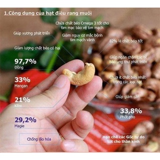 HẠT ĐIỀU A CỒ RANG MUỐI LOẠI 1