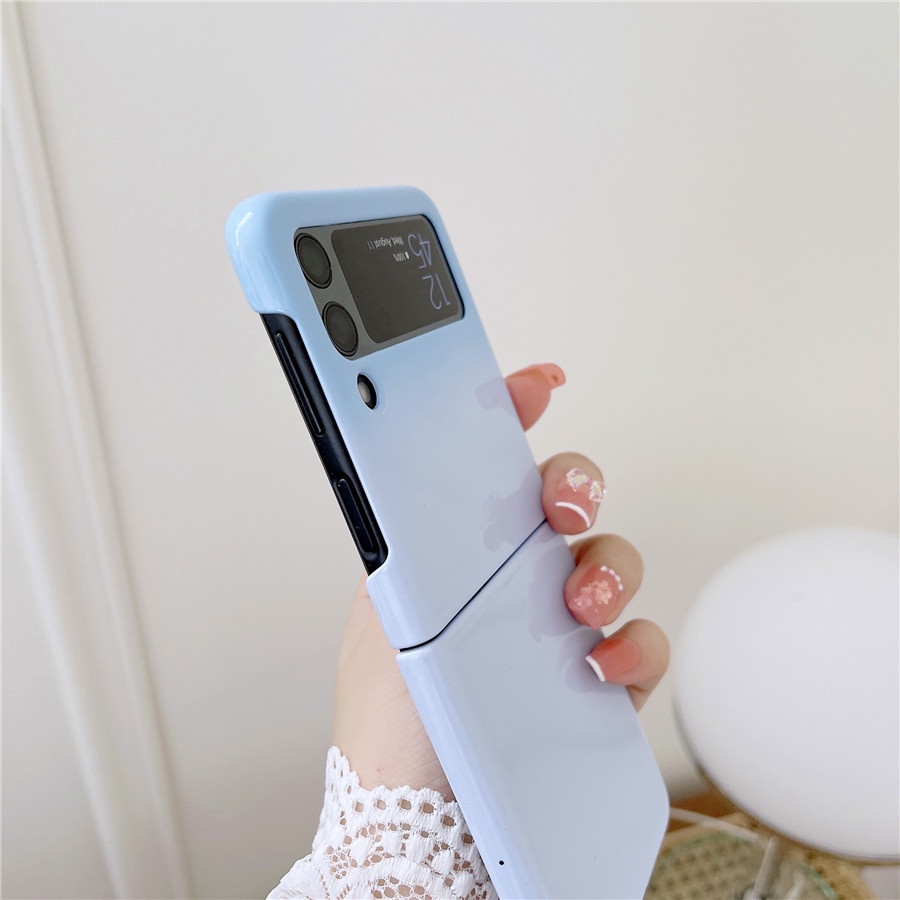 Ốp điện thoại HOCE màu gradient thời trang cho Samsung Galaxy Z Flip 3 5G Z Flip 4 Zflip3 Zflip4