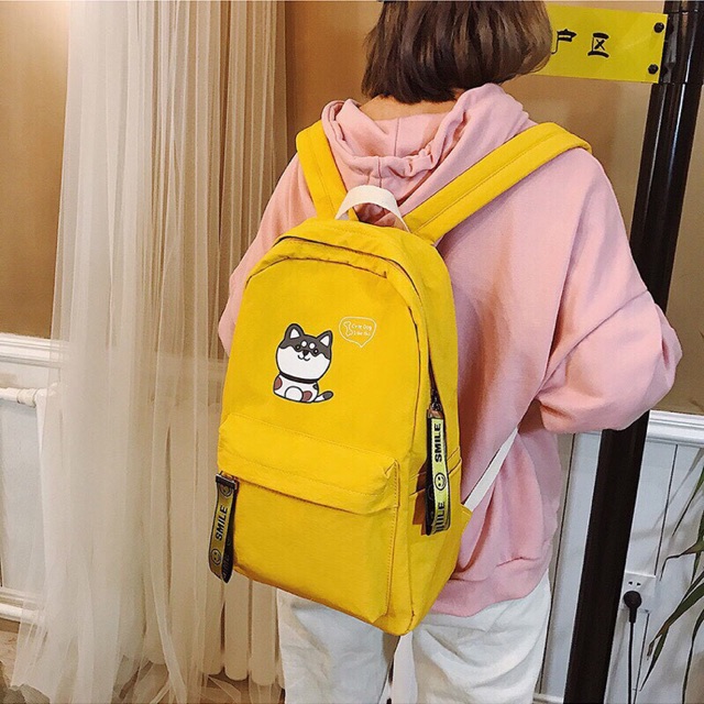 Balo Thời Trang Hàn Quốc - Chú Chó Cute