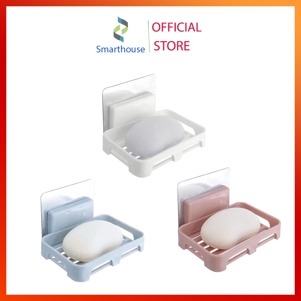 Giá Treo Nhà Tắm Khay Kệ Xà Bông Dán Tường - Khô Ráo, Tiện Lợi, Siêu Dính