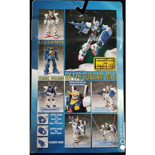 Mô hình Gundam MSIA, có khớp lắp sẵn, dòng Z, chính hãng Bandai năm 2000