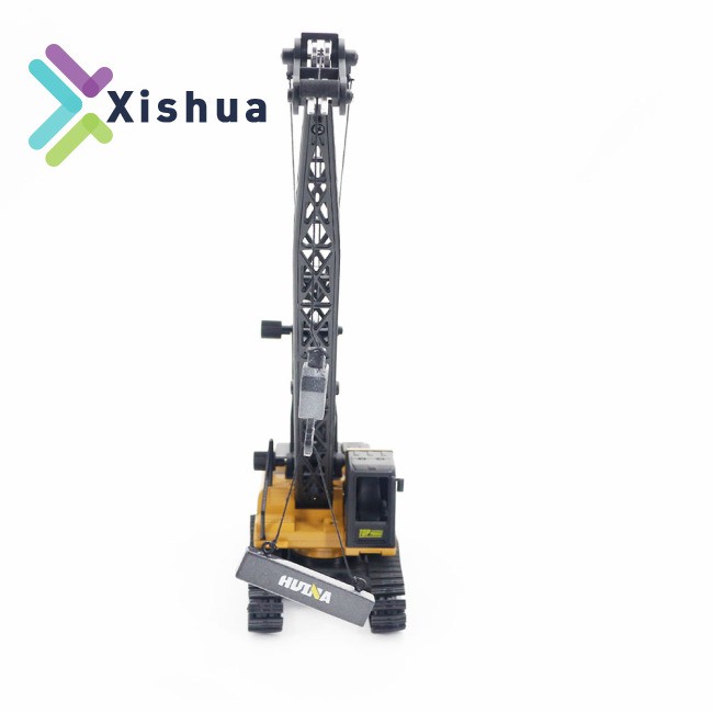 RU Static  Model Of HuiNa 1720 1:50 Full Alloy Crawler Crane control excavator toy controller forklift toys Mini Car