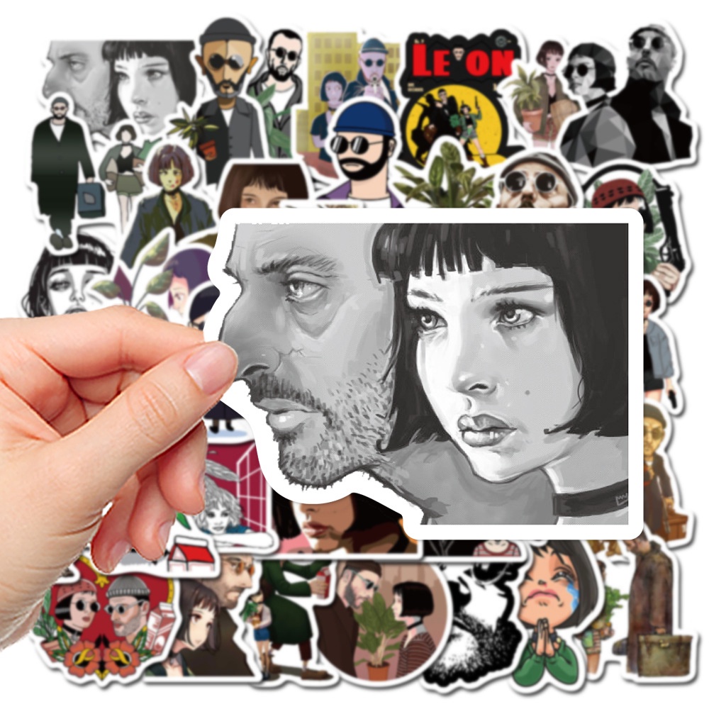 ❉ Leon:The Professional Series 02 Stickers ❉ 50Pcs/Set Classical Movie DIY Waterproof Doodle Decals Stickers
