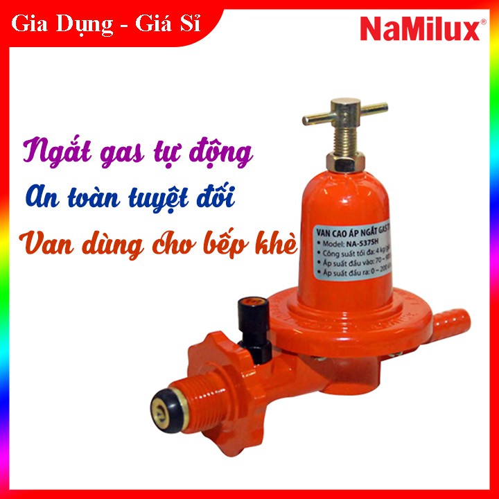 Van Gas Công Nghiệp Khè Namilux 537SH , Ngắt Gas Tự Động , Chuyên Dụng Cho Bếp Khè