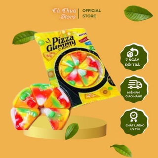 Kẹo Dẻo Hình Pizza Super Viviga Gói 15g Vỉ 6 Miếng