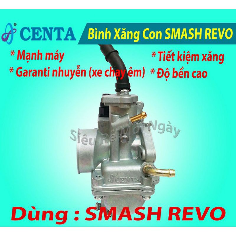 Bình Xăng Con - Smash / Smash Revo 110cc Hiệu Centa Chính Hãng