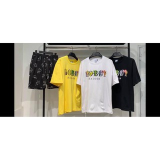 Áo THUN UNISEX BOBUI ( ĐEN - VÀNG - TRẮNG )