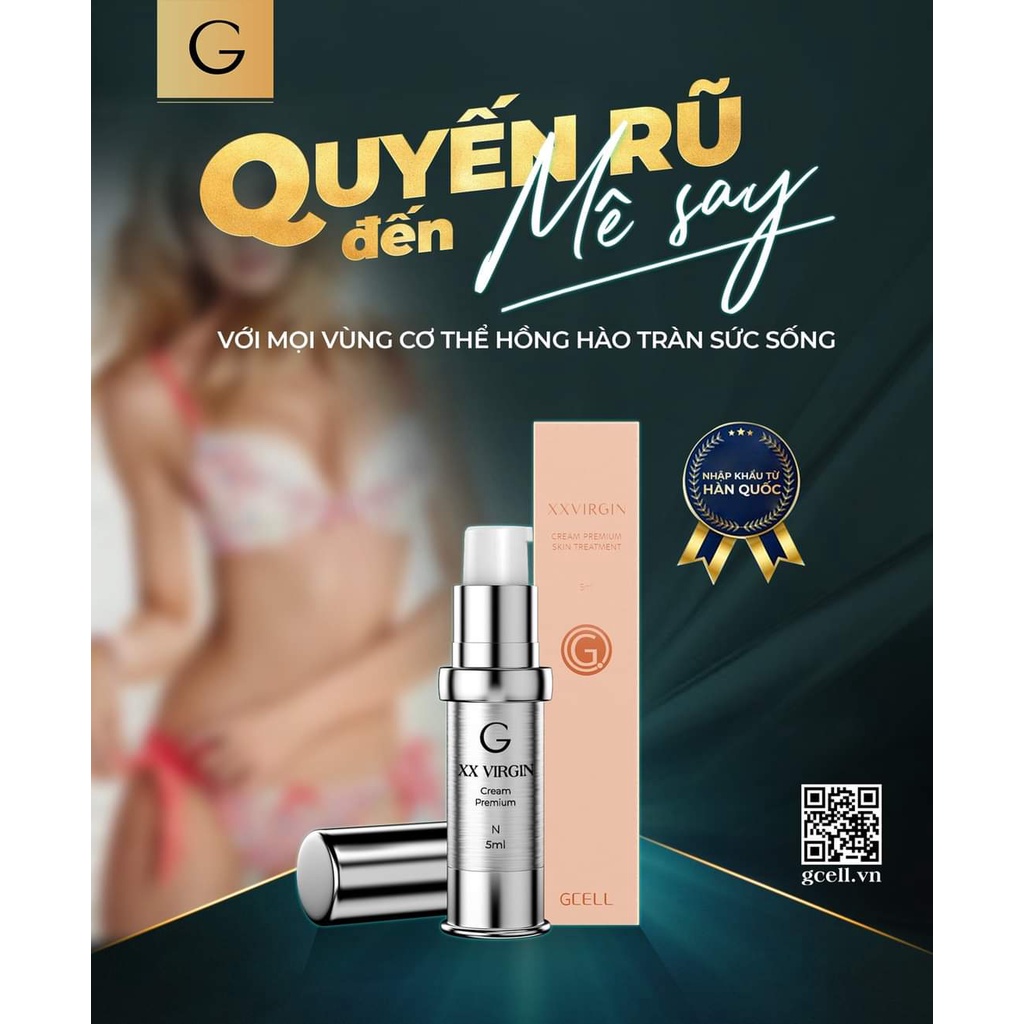 XXVIRGIN Kem Làm Hồng Nhũ Hoa và Bikini chính hãng Gcell Hàn Quốc | BigBuy360 - bigbuy360.vn