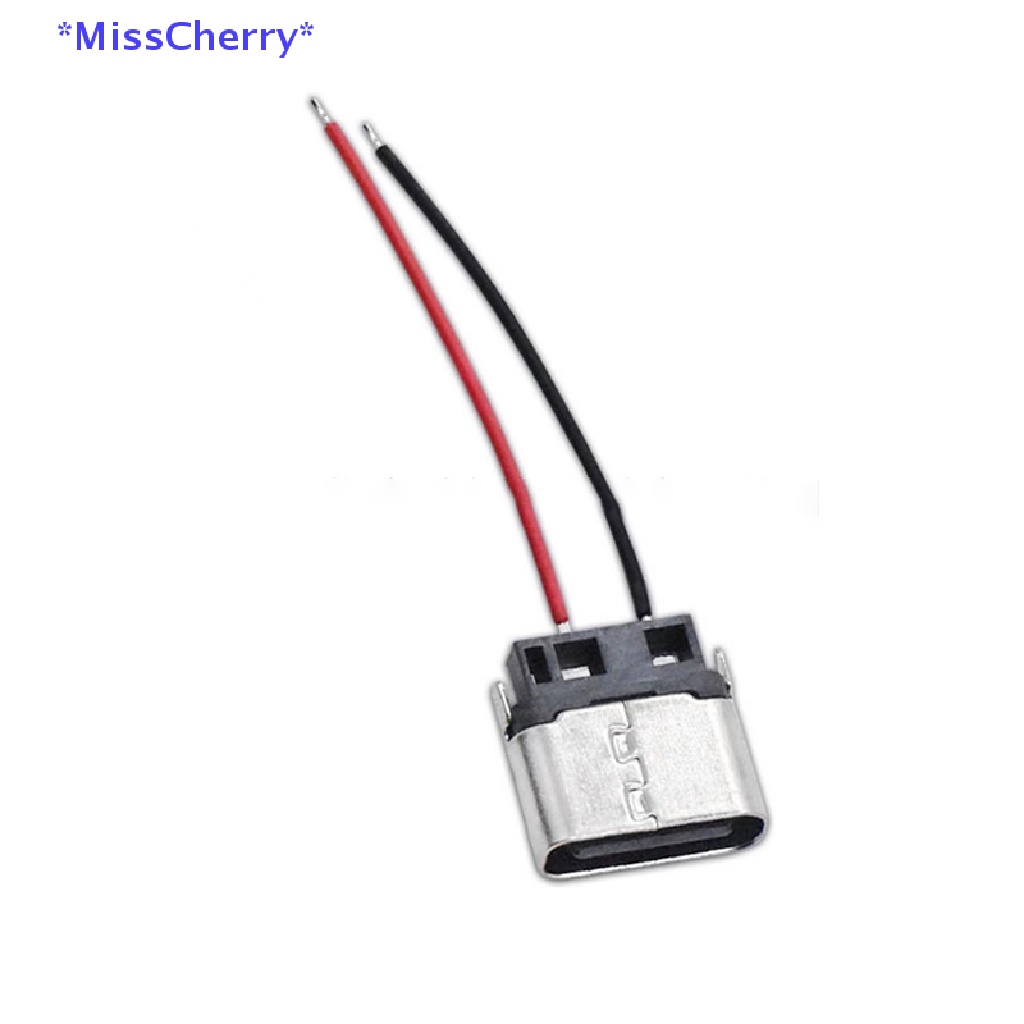 Ổ Cắm Sạc USB Loại C 2 Chấu Có Dây silicone Cho Đèn LED Cổng Sạc TYPE C Mới