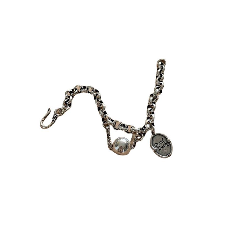 Vòng Đeo Tay Mặt Hình Thánh Giá Phong Cách Hip hop Hàn Quốc Thời Trang Cho Nữ