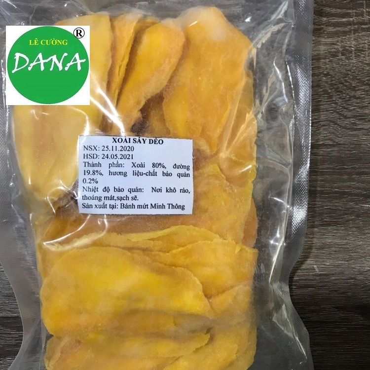 Xoài sấy dẻo không đường