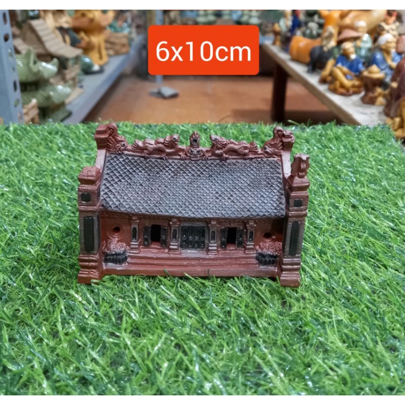 Tượng gốm chùa tháp trang trí tiểu cảnh,bể cá,non bộ,cây cảnh