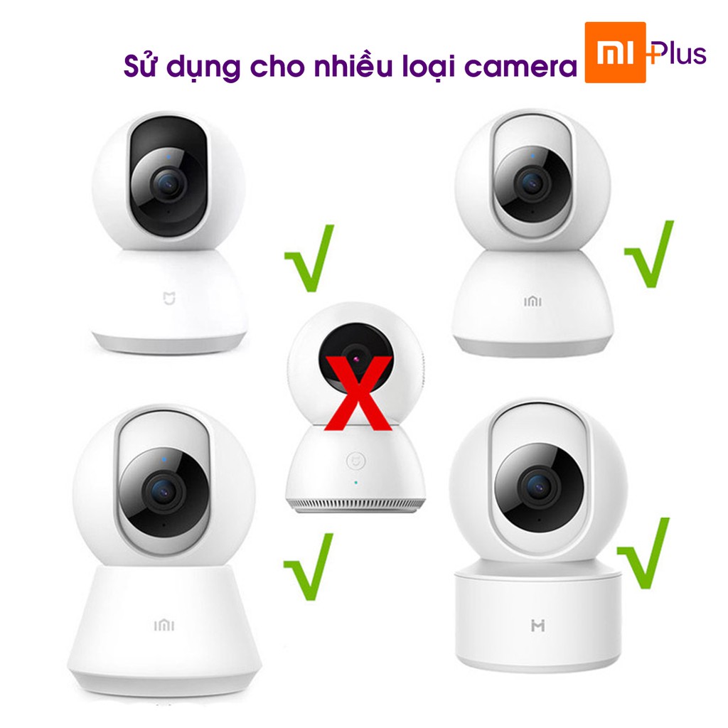 Bộ đế gắn tường + giá treo cho camera Xiaomi Mijia 360 | BigBuy360 - bigbuy360.vn