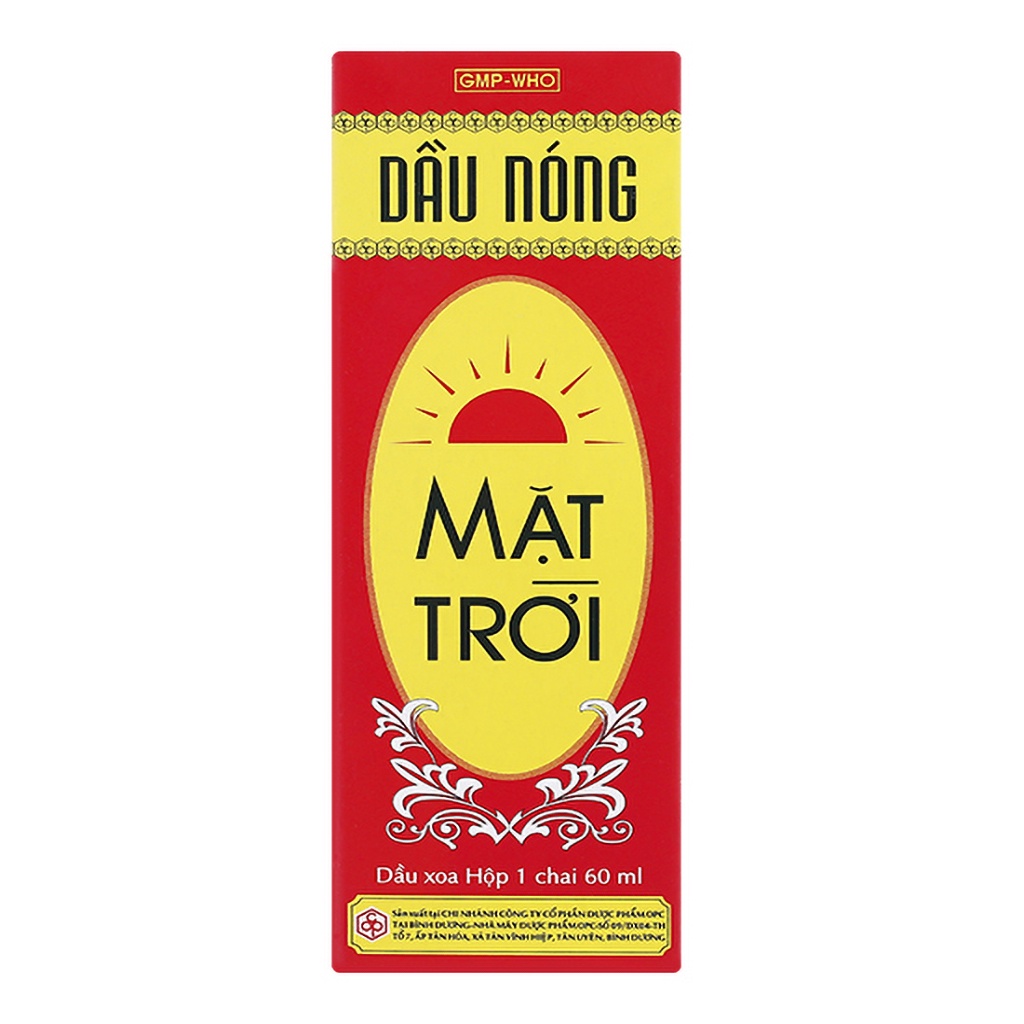 Dầu nóng mặt trời opc - dầu xoa bóp khi nhức mỏi, tê thấp, đau lưng - ảnh sản phẩm 5