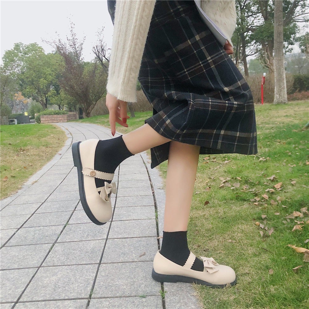 ulzzang Giày da phong cách Lolita thời trang Nhật Bản cho nữ | BigBuy360 - bigbuy360.vn