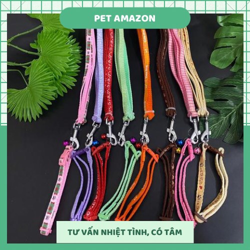 Dây xích chó mèo kết hợp Vòng cổ