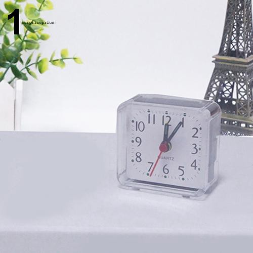 Đồng hồ báo thức mini dạng vuông tiện lợi