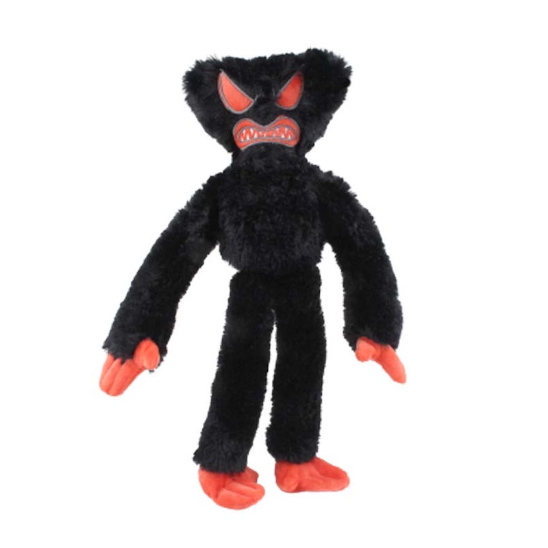 Newest 40cm Black Poppy Playtime Huggy Wuggy Plush Toy Soft Stuffed Monster Doll Kids gift
