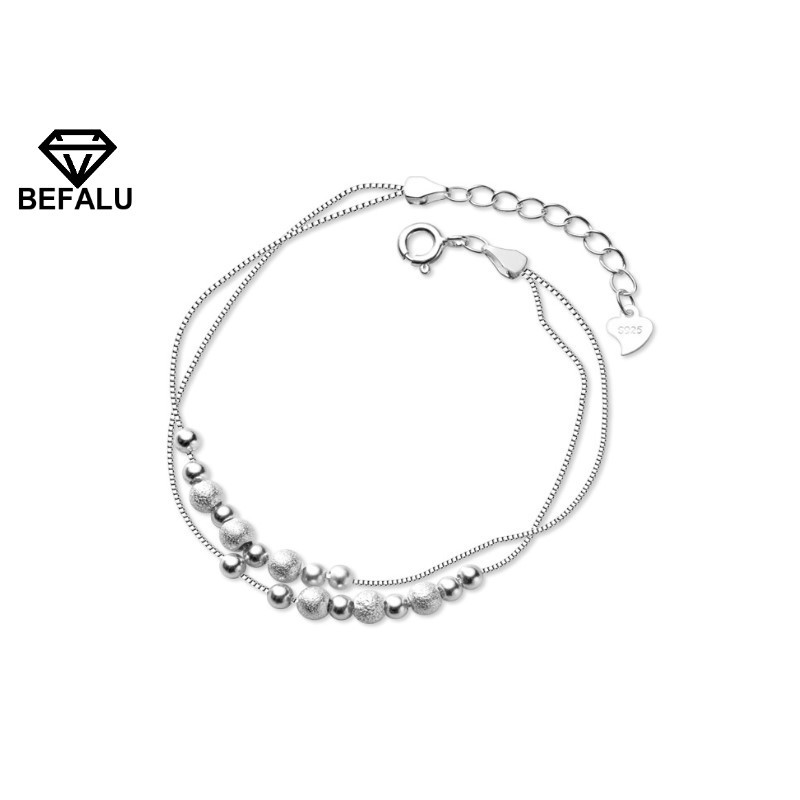 Lắc Tay Nữ Bạc 925 Phong Cách Hàn Quốc BEFALU - LT04