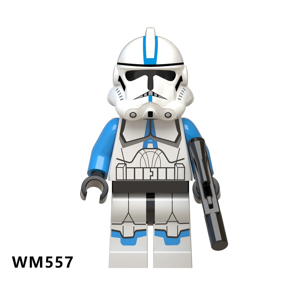 Minifigures Star Wars Các Mẫu Nhân Vật Trooper - Lắp Ráp Mini Star War WM6036