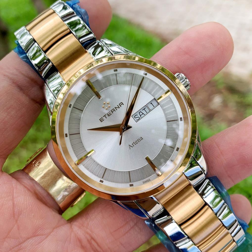 Đồng hồ Nam Eterna  2525.53.11.1725 Artena Quartz Demi Rose Gold [ Chính hãng ]