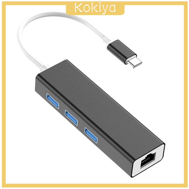 Bộ Chuyển Đổi Cổng Usb C Sang Ethernet Lan Rj45 Màu Bạc