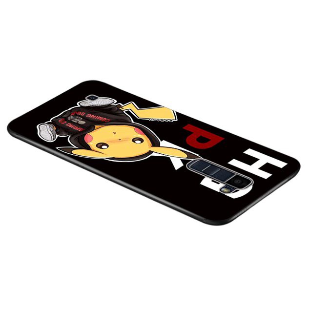 Ốp điện thoại in hình pikachu mặc áo khoác xinh xắn cho LG K4 K8 K10 G7 ThinQ 2016 2017