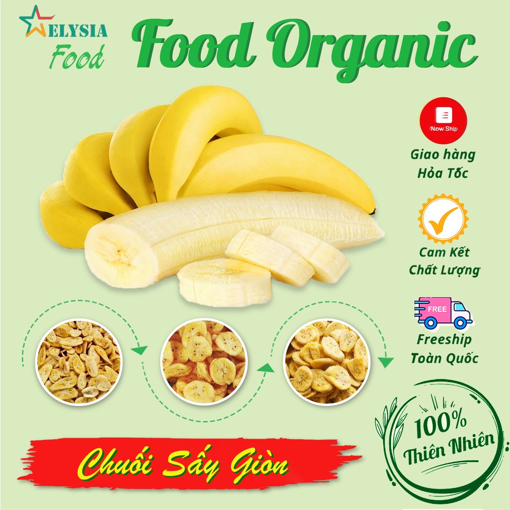 Chuối sấy giòn  GIÁ TỐT NHẤT  chuối sấy giòn rất tốt cho việc bổ sung năng lượng tức thời cho cơ thể.